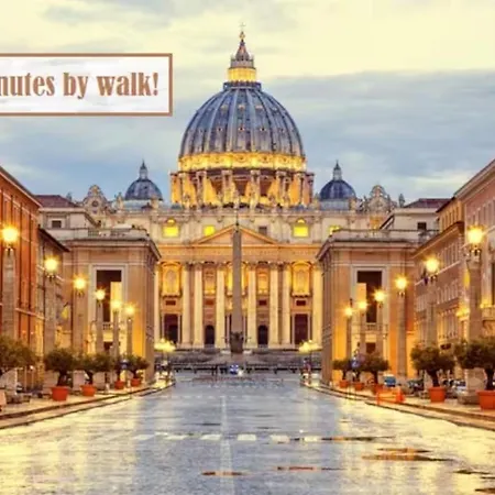 Saint Peter'S Basilica Square 5 Min Walk Quiet 2Bdr Lejlighed